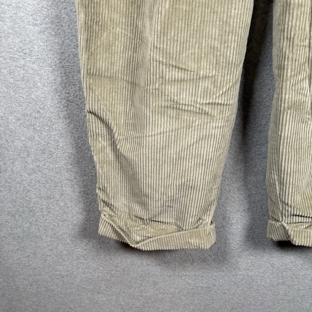 Gap Corduroy Pants Womens 6 Khaki Beige Loose Fit Baggy Vintage - Picture 3 of 8